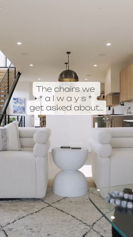 These modern yet comfortable chairs are a sure bet to level up your living space 🖤

#accent #chair #swivel #livingroom

#LTKVideo #LTKhome #LTKstyletip