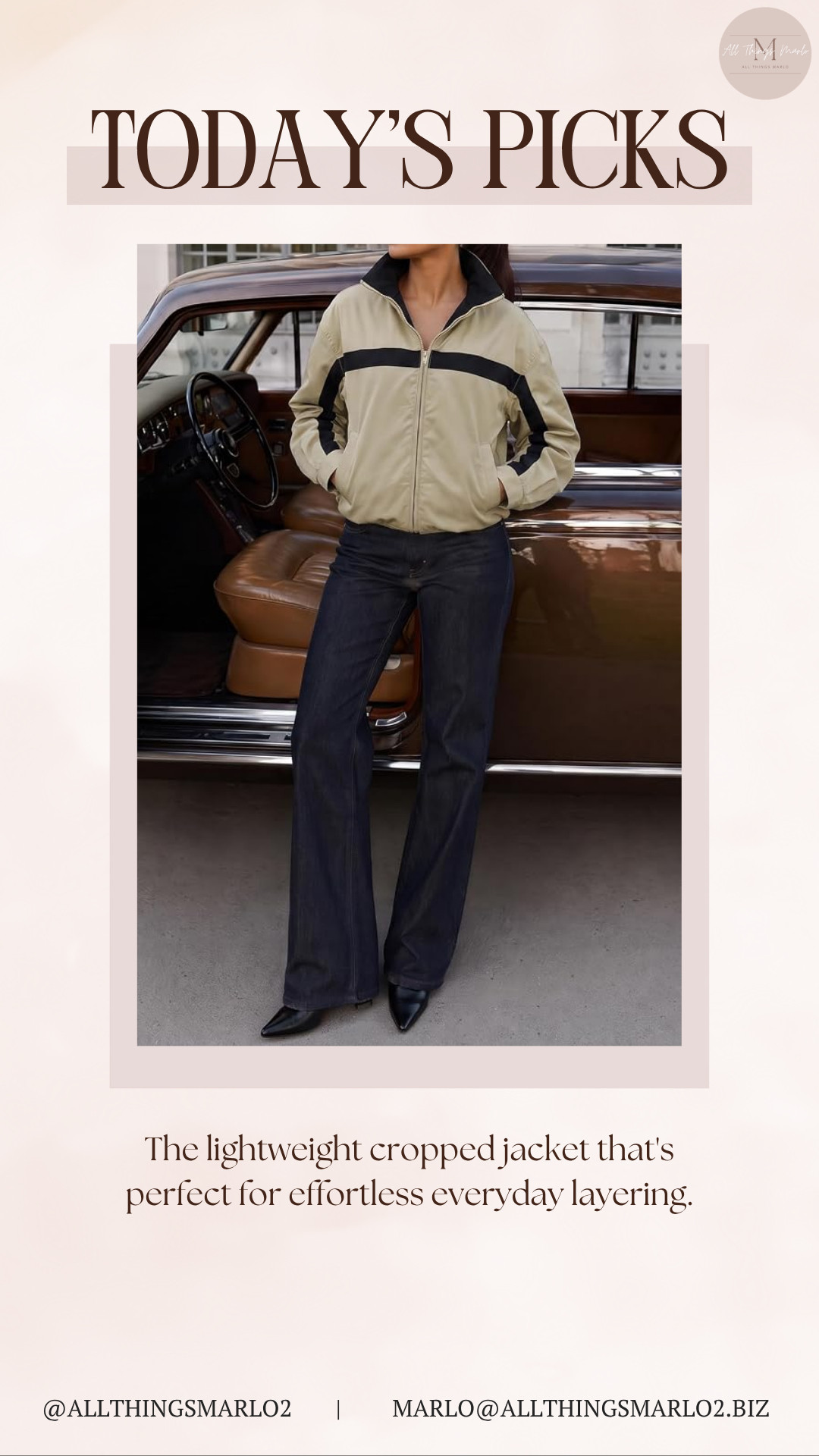 The lightweight cropped jacket that's perfect for effortless everyday layering. 

 #LTKSeasonal #LTKWorkwear #LTKTravel