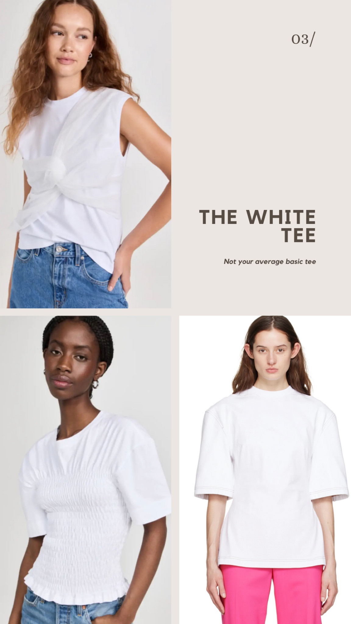 Summer capsule: not so basic white tee

#LTKstyletip #LTKSeasonal #LTKFind
