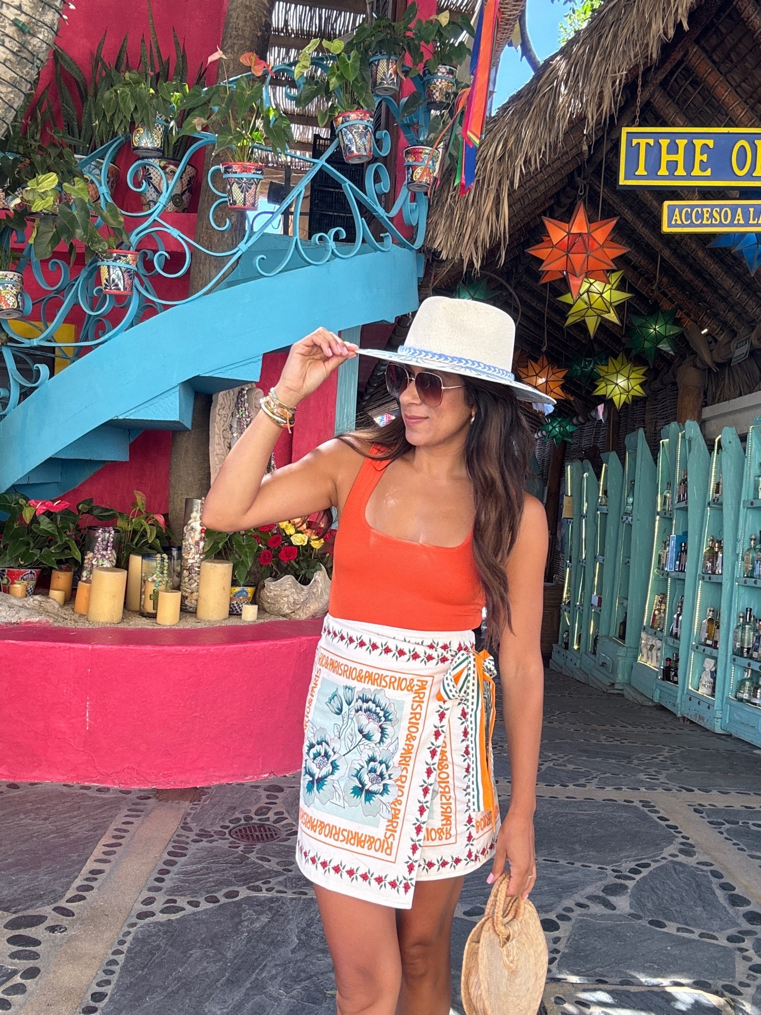 Summer outfit I wore in Cabo and will be on repeat for the season. Summer Fit. Summer Fashion. 
Summer Skirt.

#LTKootd #LTKOver40 #LTKTravel