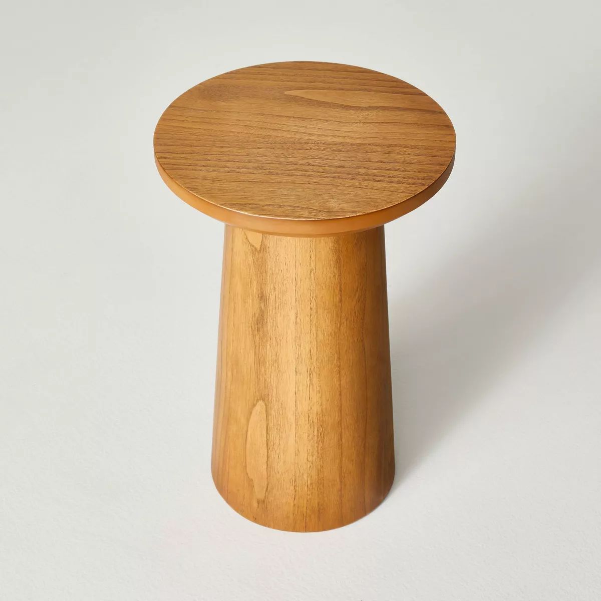 Wooden Round Pedestal Accent Drink Table - Hearth & Hand™ with Magnolia | Target