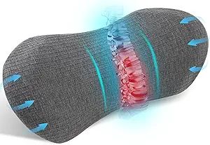 Lumbar Support Pillow - Memory Foam for Low Back Pain Relief, Ergonomic Streamline Car Seat, Offi... | Amazon (US)