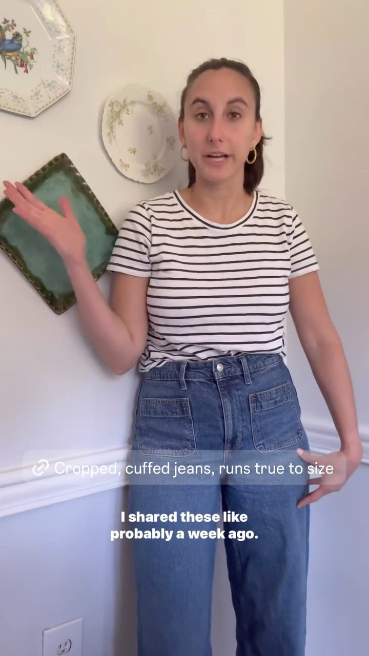Loving these jeans that are UNDER $30!!! Runs true to size, slightly cropped & cuffed

#LTKFindsUnder50 #LTKFindsUnder100 #LTKWorkwear