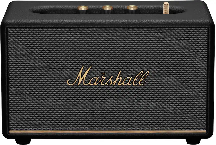 Marshall - Acton III Bluetooth Home Speaker with Bass / Treble / Volume Controls and 3.5 mm Auxil... | Best Buy U.S.