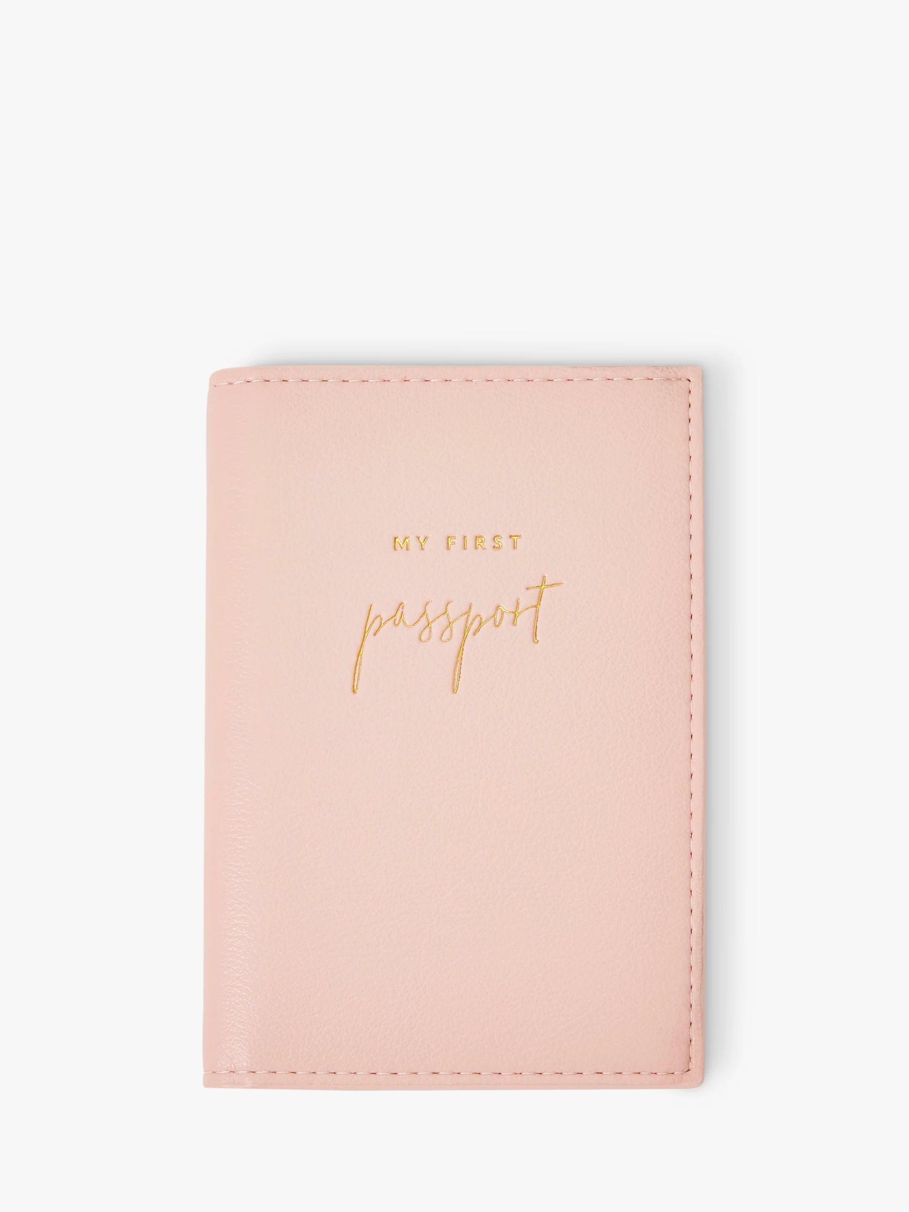 Katie Loxton My First Passport Cover Baby Gift, Pink | John Lewis (UK)