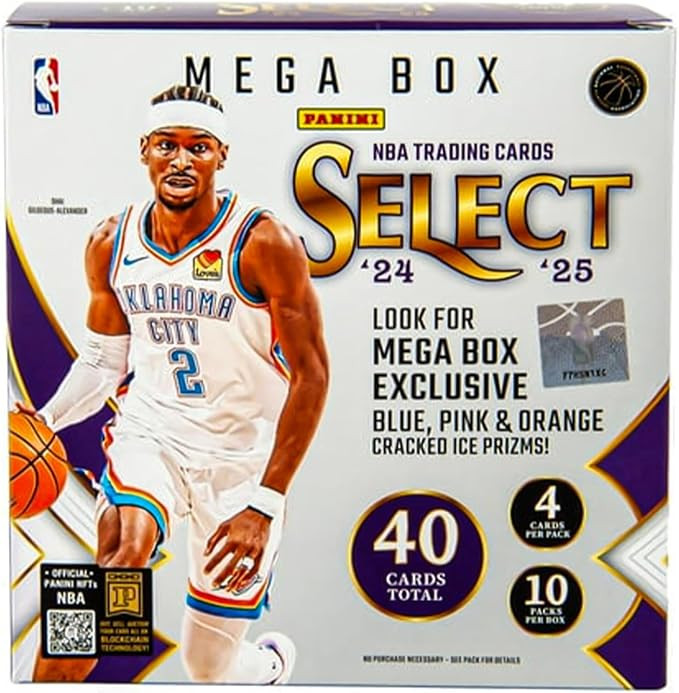 2024–25 Panini Select NBA Basketball Mega Box – Official Trading Cards – Retail Exclusive B... | Amazon (US)