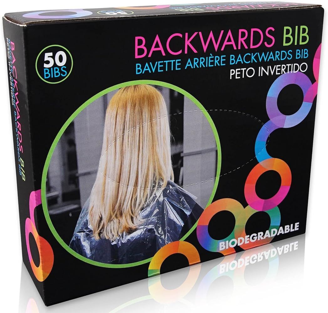 FRAMAR Backwards Bib Disposable Capes Salon, Protects Clients, Salon Chair & Salon Cape from Hair... | Amazon (US)