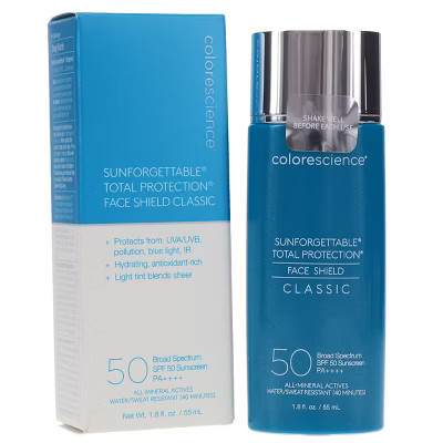 Colorescience Sunforgettable Total Protection Face Shield Classic Broad Spectrum SPF 50 1.8 oz | Target