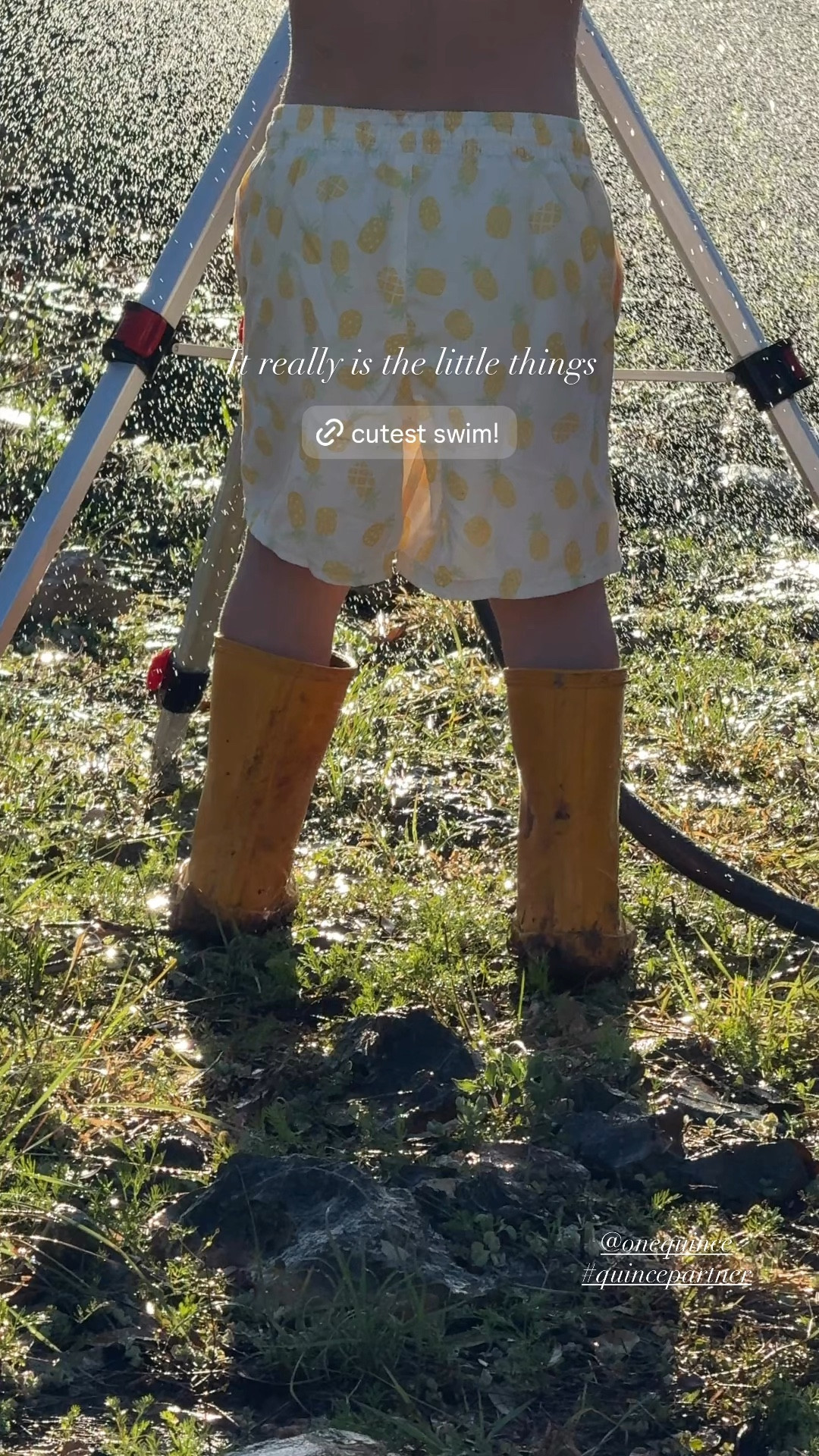 Springtime favorite, the cutest swim from @Quince #quincepartner 