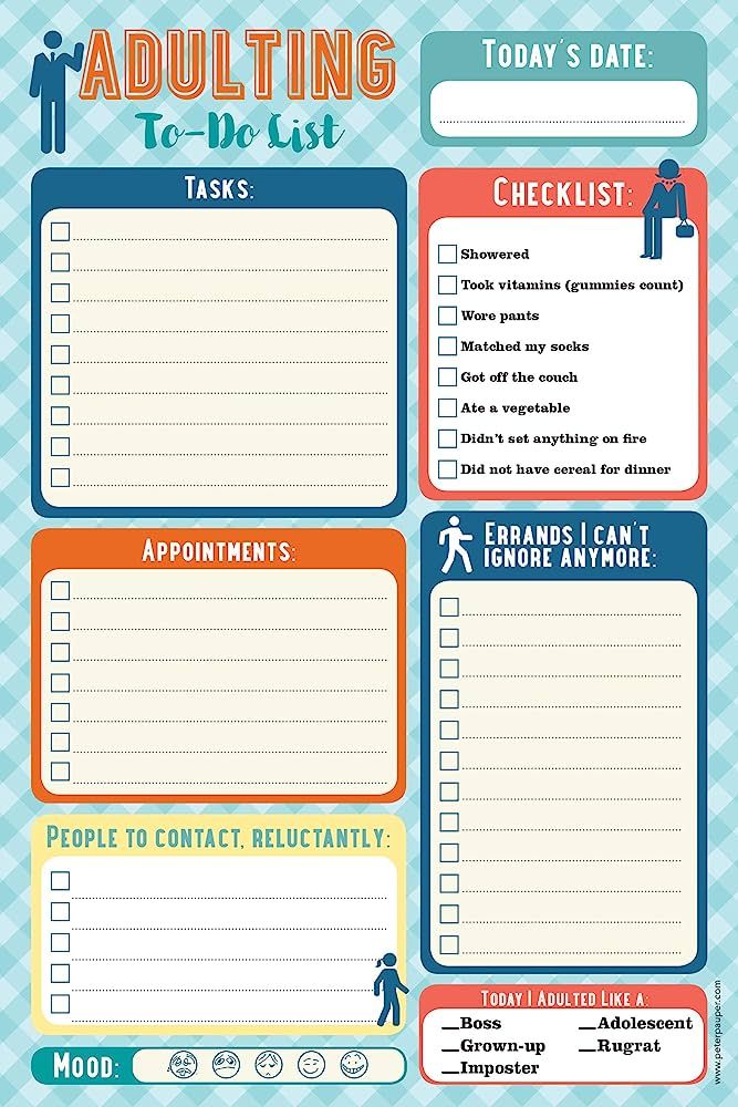 Adulting Note Pad (To Do List) | Amazon (US)