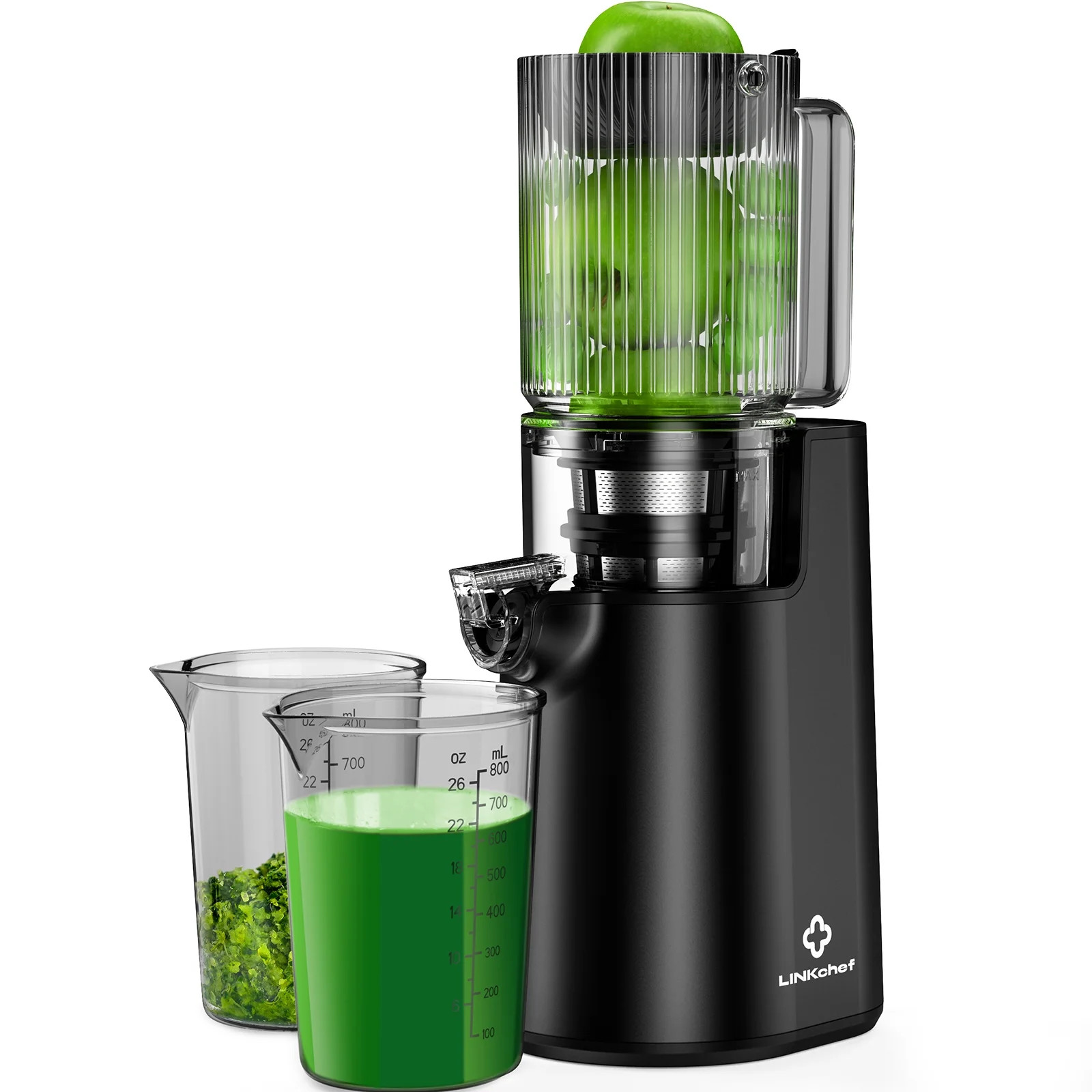 LINKChef Juicer Machine, Slow Masticating Machines with 4.1" Extra Large Feed Chute Fit Whole Fru... | Walmart (US)