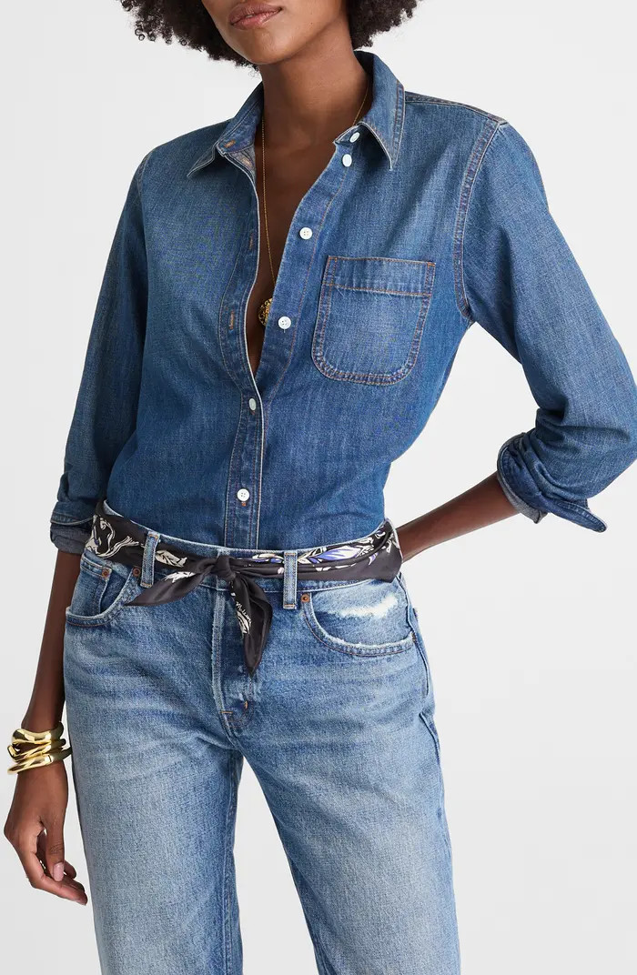 Madewell Tuckable Denim Button-Up Shirt | Nordstrom | Nordstrom