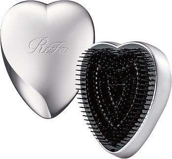 ReFa Heart Brush SILVER | Heart Shaped Hair Brush for Women | No Tangle Hair Brush | Small Hair B... | Amazon (US)