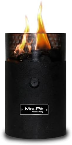 Flame King Mini Tabletop Fire Pit, Dual Fuel Propane and Butane, Smokeless Odorless Flame, Portab... | Amazon (US)