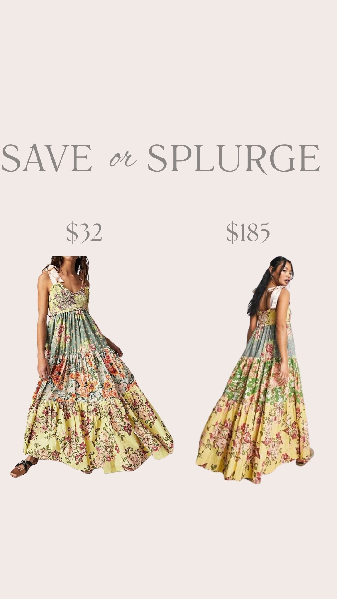 Save vs splurge free people inspired 

#LTKTravel #LTKootd #LTKSeasonal