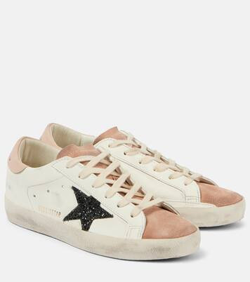 Super Star glitter leather sneakers | Mytheresa (US/CA)