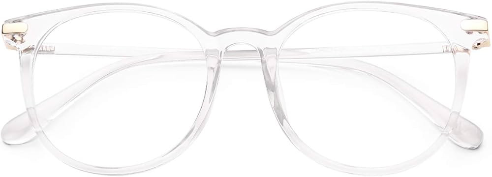 Gaoye Blue Light Blocking Glasses, Retro Round Eyewear Frame Anti Eyestrain Computer Glasses for ... | Amazon (US)