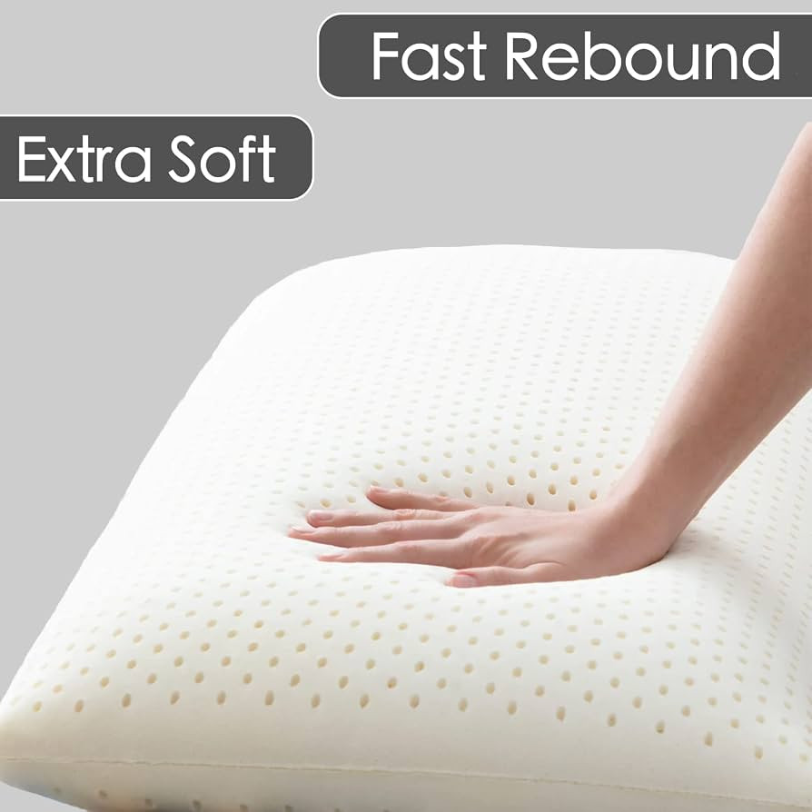 Kiss Dream 100% Natural Talalay Latex Pillow Sleeping Bed Pillows, Extra Soft Luxury Standard Pil... | Amazon (US)