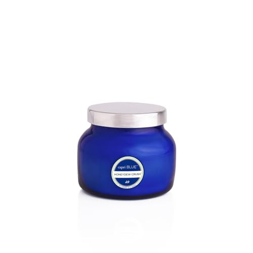 Capri Blue Scented Candles - Soy Candle Wax Blend - Jar Candles - Blue Candle Gifts for Women & Men - Luxury Candles for Home Scented with Honeydew Nectar, Grapefruit & Apple - Honeydew Crush (8 oz) | Amazon (US)