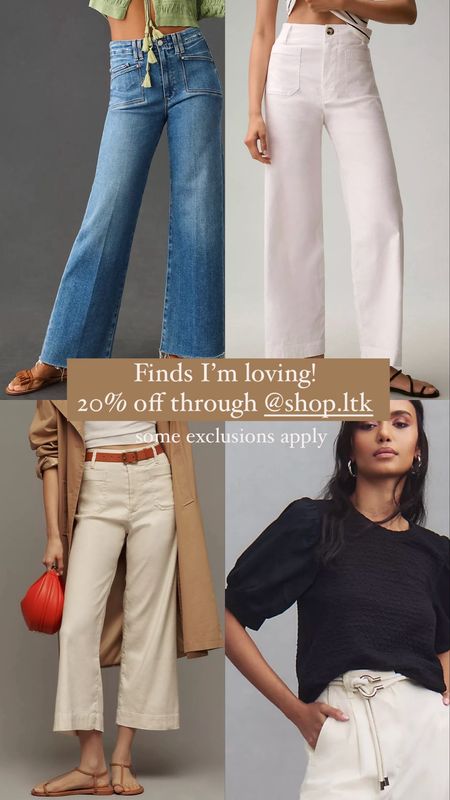Some items that I am shopping at Anthropologie. Can never go wrong with the.Maeve Collette  pants. They sell out often. 

Anthropologie

#LTKWorkwear #LTKOver40 #LTKSaleAlert