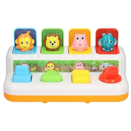 Pop-up Toy Funny Push Pop-up Toys Interactive Cartoon Animal Pop-up Intelligence Switch with Baby Mu | Walmart (US)