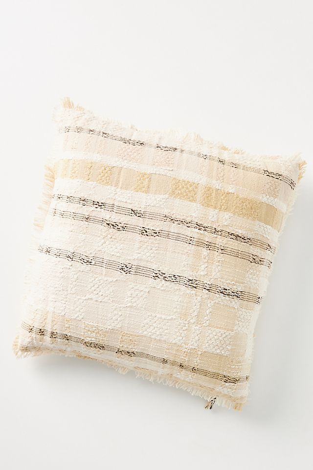Fringed Penny Pillow | Anthropologie (US)