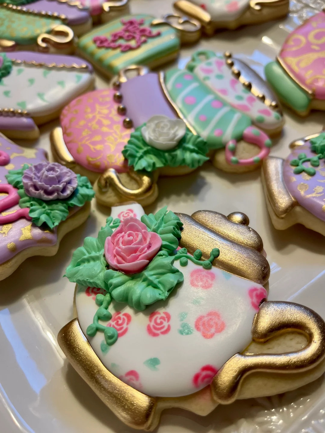 Butter Vanilla Tea Party, Second Birthday, Birthday, Thinking of You, Mother's Day, Teapot Cookie... | Etsy (US)