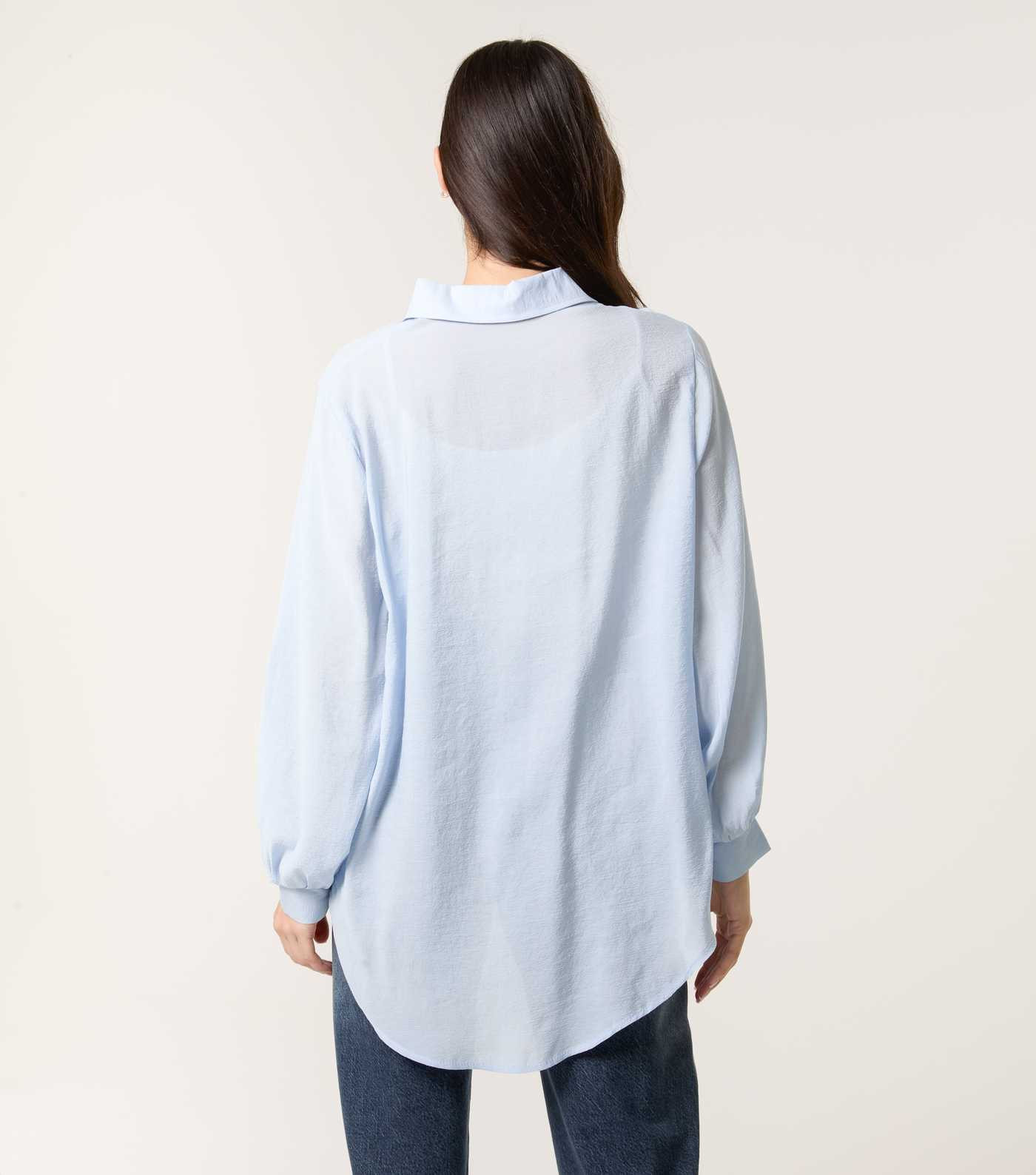 Blue Vanilla Light Blue Gem Stud Embellished Shirt | New Look | New Look (UK)
