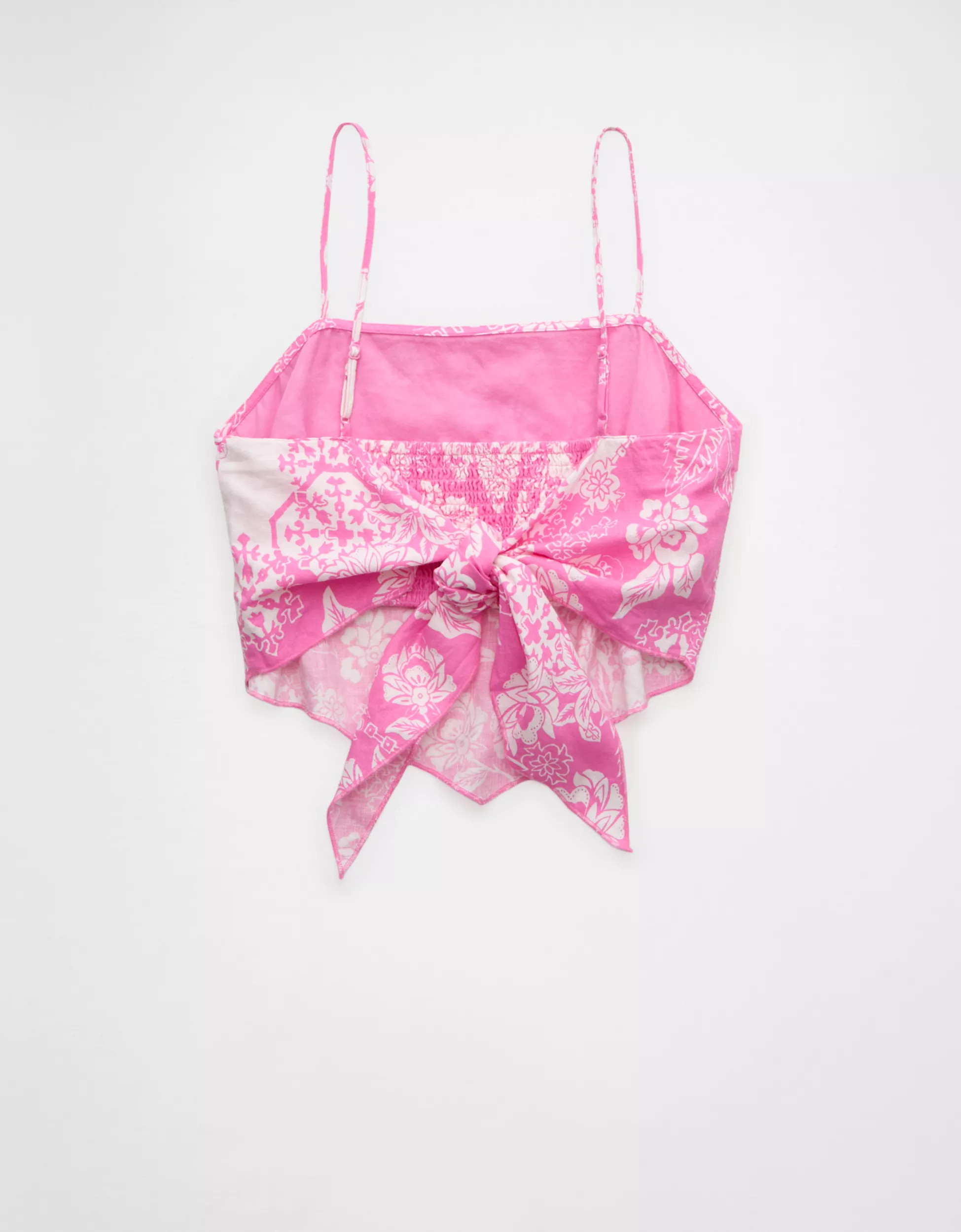 AE Linen-Blend Bandana Top | American Eagle Outfitters (US & CA)