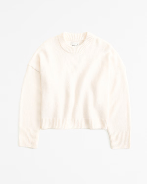 Wedge Crew Sweater | Abercrombie & Fitch (US)