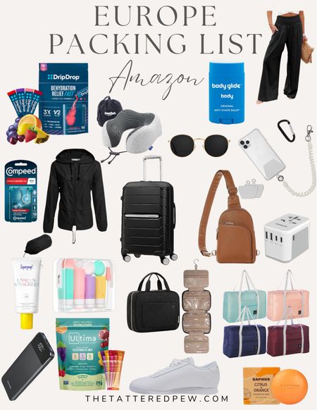 My ultimate packing list for our trip to Europe! 


Travel essentials, rain jacket, sunglasses, tennis shoes, packing bags, luggage, rollable suitcase, soopergoop sunscreen, electrolyte powder, plane pillow, universal charger  

#LTKFindsUnder100