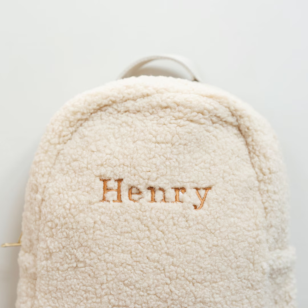 Teddy Backpack Personalised Toddler Rucksack Nursery Bag Girls & Boys Backpack Embroidered - Etsy | Etsy (US)