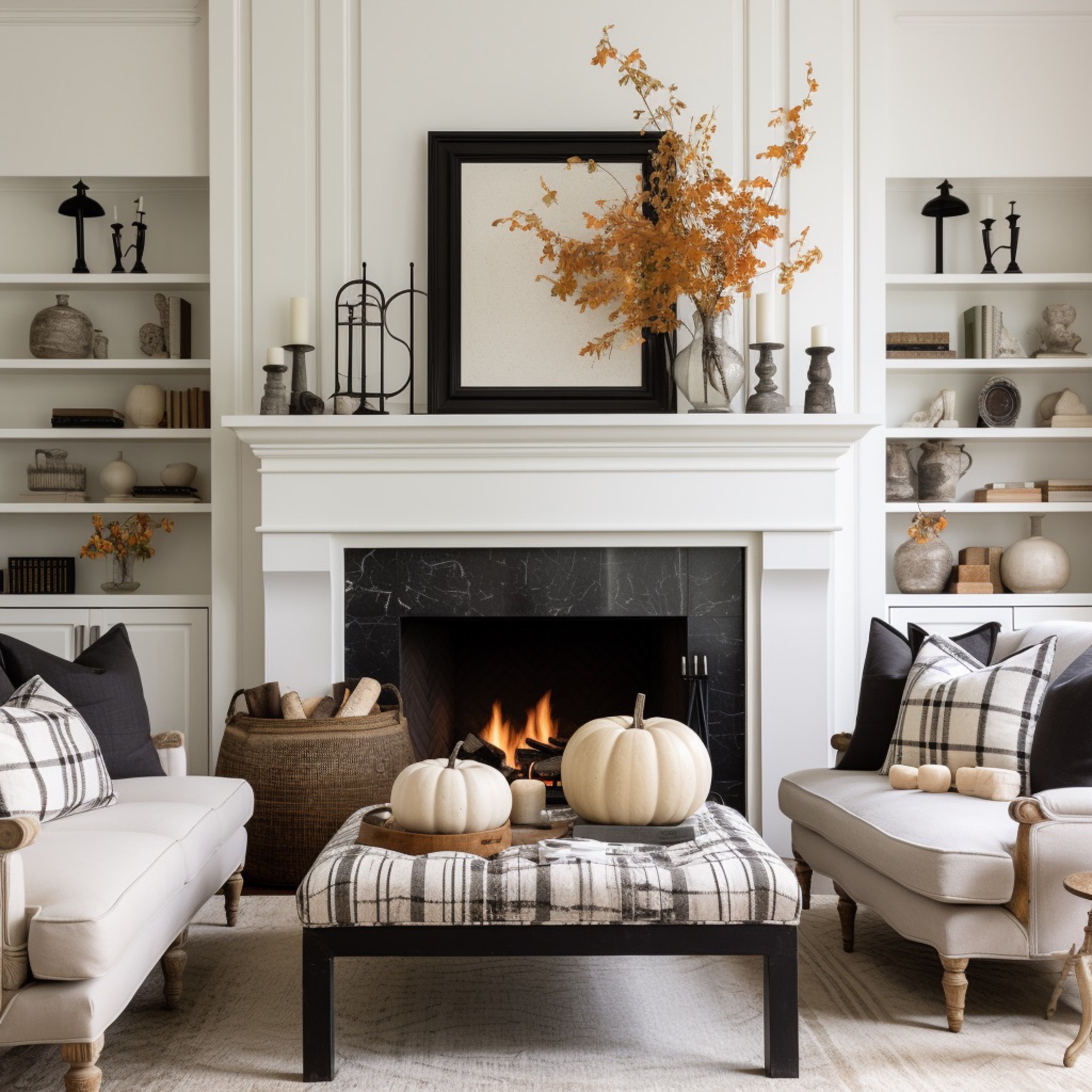 Fall home decor styling - living room 

#LTKHalloween #LTKhome #LTKSeasonal