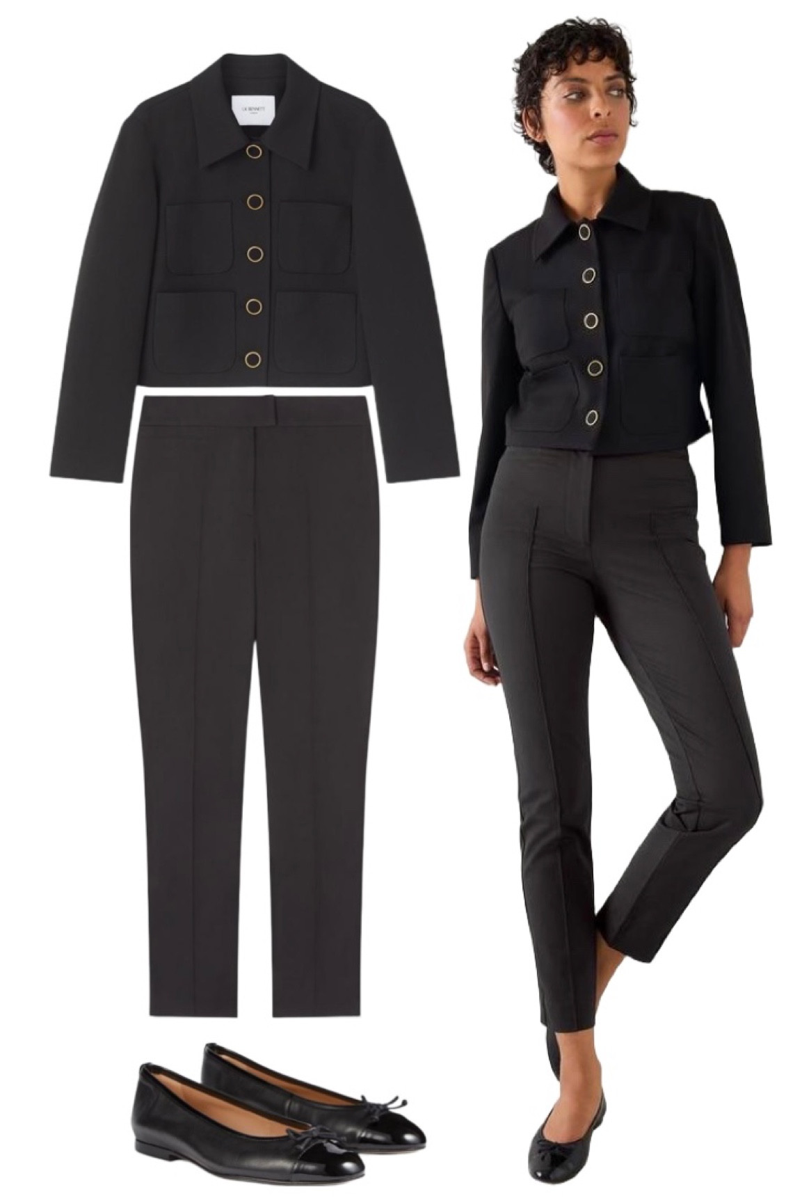 LK Bennett London have 20% off everything currently, with Sunday Times Style promo code: STYLELTK20 so here are some Audrey Hepburn 1960s Parisian vibes with some of my favourite black pieces from LK Bennett’s Signature collection; Halina Black Jacket, Esen Black Stretch Square Pocket Trousers and the elegant Kara Ballet Flats in black leather, also available in black velvet or tweed! 🖤🖤🖤

#LTKautumn #LTKeurope #LTKuk