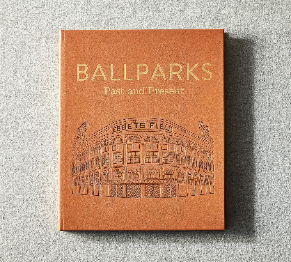 Leather Ballparks Coffee Table Book | Pottery Barn (US)