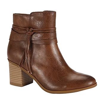 new!Frye And Co Womens Indiana Booties Block Heel | JCPenney