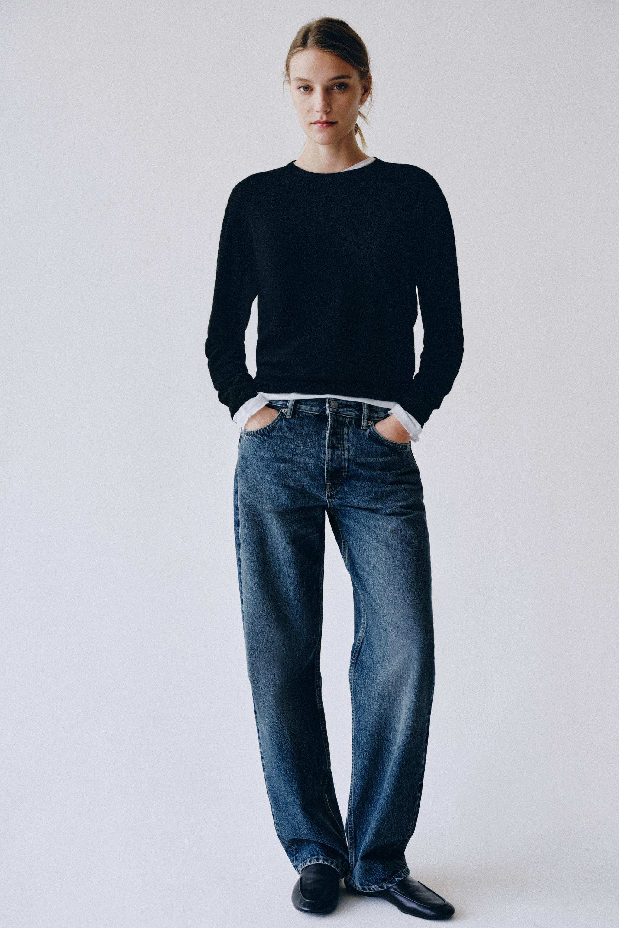ZW COLLECTION MID-RISE STRAIGHT JEANS | Zara US