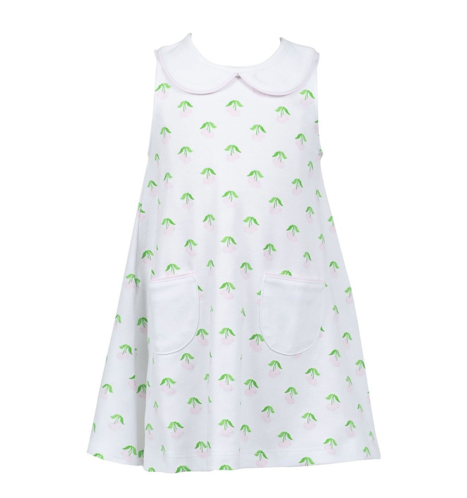 celine cherry girl aline pocket dress | Ellifox