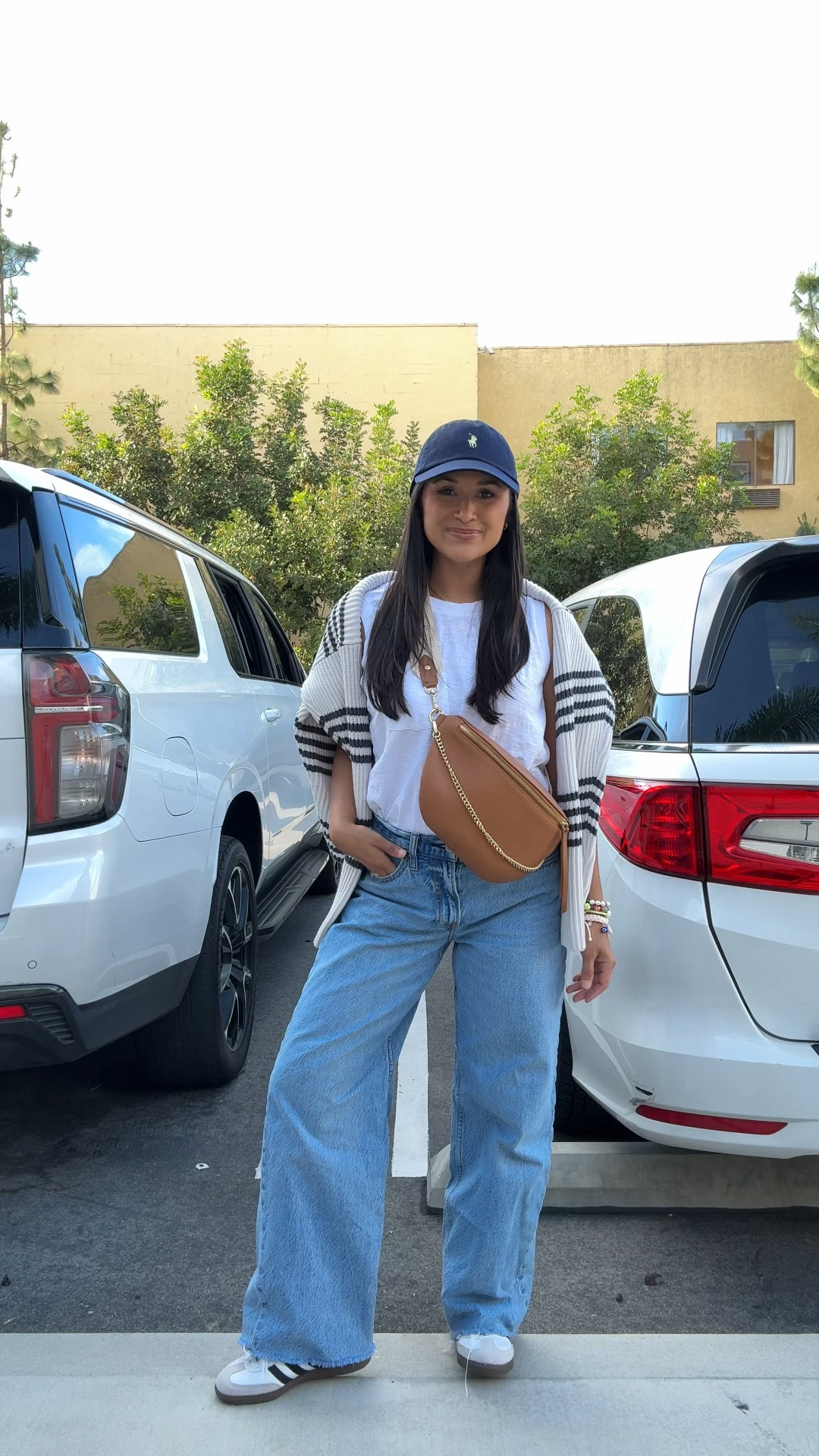 Linking my outfit for the Angels baseball game with the family! Love these best-selling one rise Jeans! Wearing sz 26 short here so I can wear with flats and sneakers. 
#abercrombie #giginewyork 

#LTKootd #LTKPetite