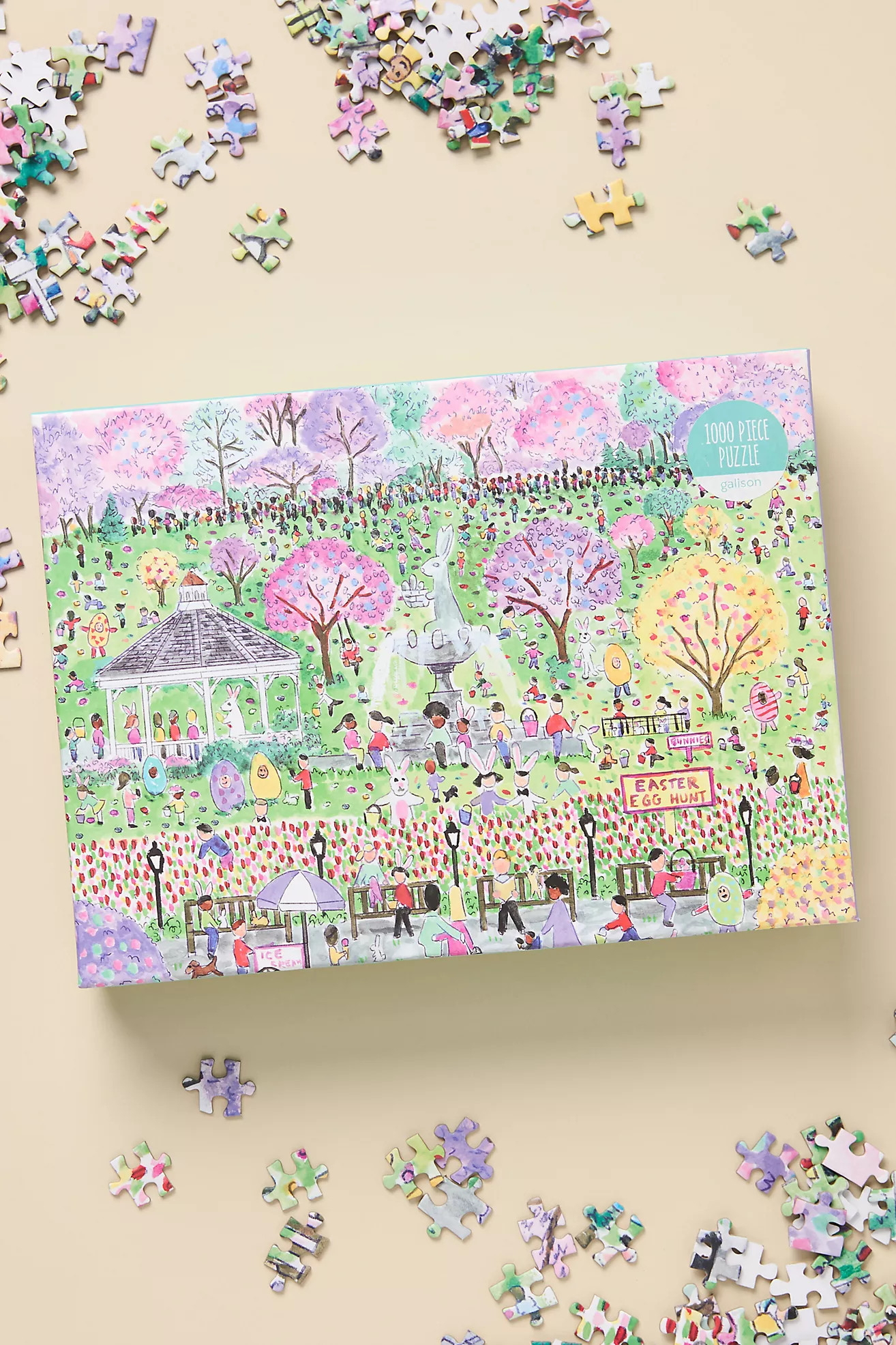 Michael Storrings Easter Egg Hunt 1,000-Piece Puzzle | Anthropologie (US)
