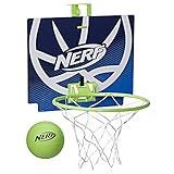 NERF Nerfoop -- The Classic Mini Foam Basketball and Hoop -- Hooks On Doors -- Indoor and Outdoor... | Amazon (US)