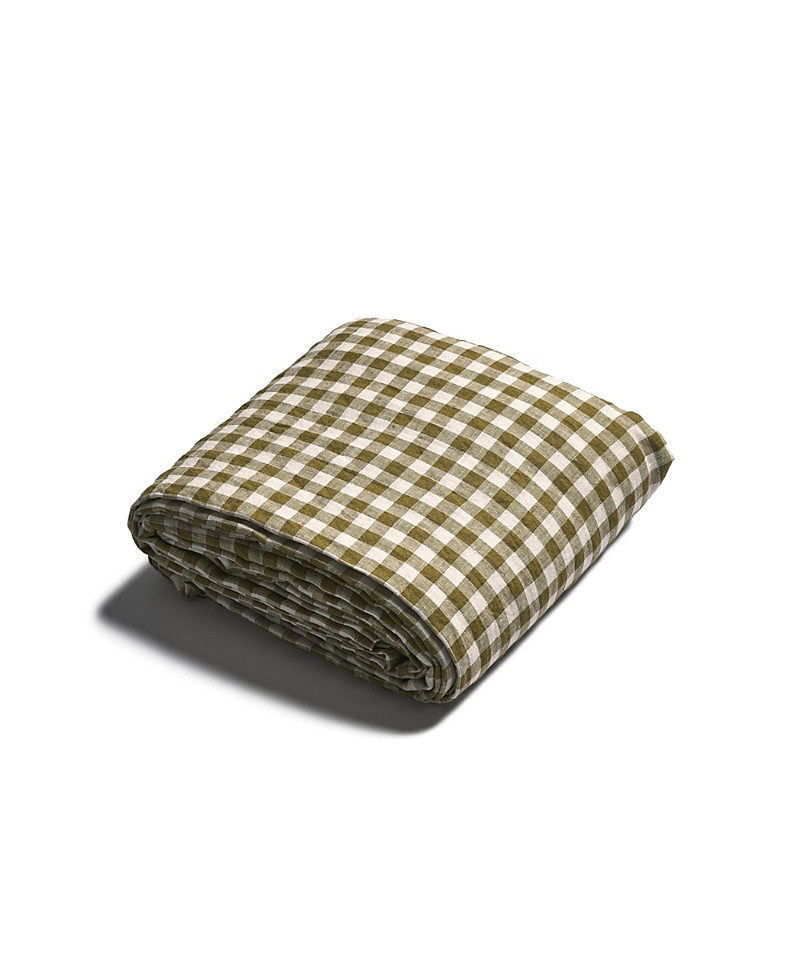 Piglet in Bed Gingham Linen Duvet Cover, King | Bloomingdale's (US)