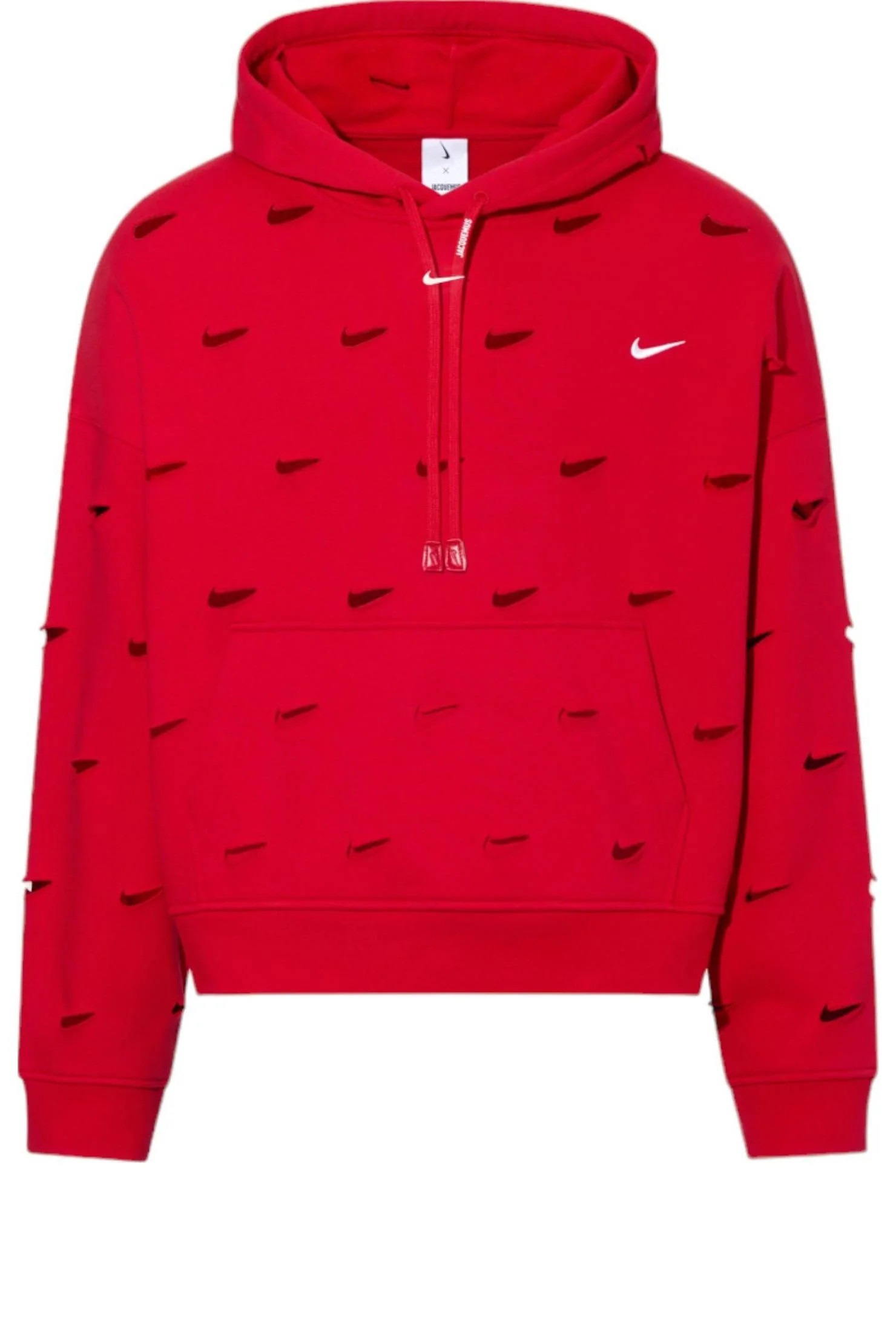 Nike x Jacquemus Swoosh Hoodie 'Red' FJ3482-657 | KICKS CREW