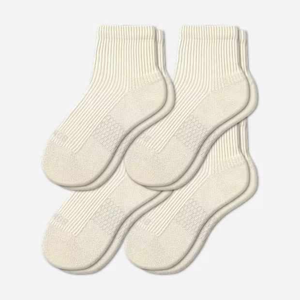 Women's Modern Rib Quarter Sock 4-Pack | Bombas