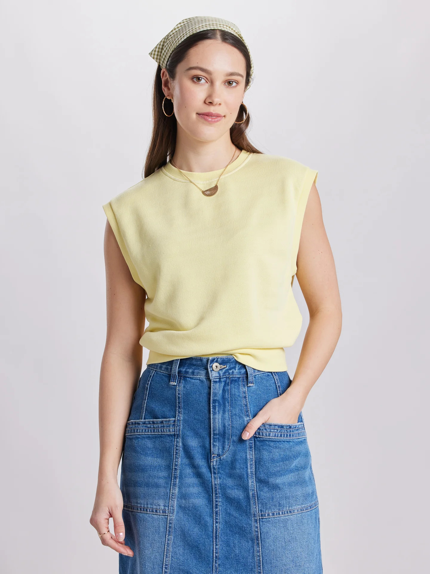 Geena Women's French Terry Muscle Tee | UNIONBAY | Union Bay