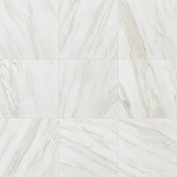 Perpetuo 12" x 12" Porcelain Marble Look Floor & Wall Tile | Wayfair North America