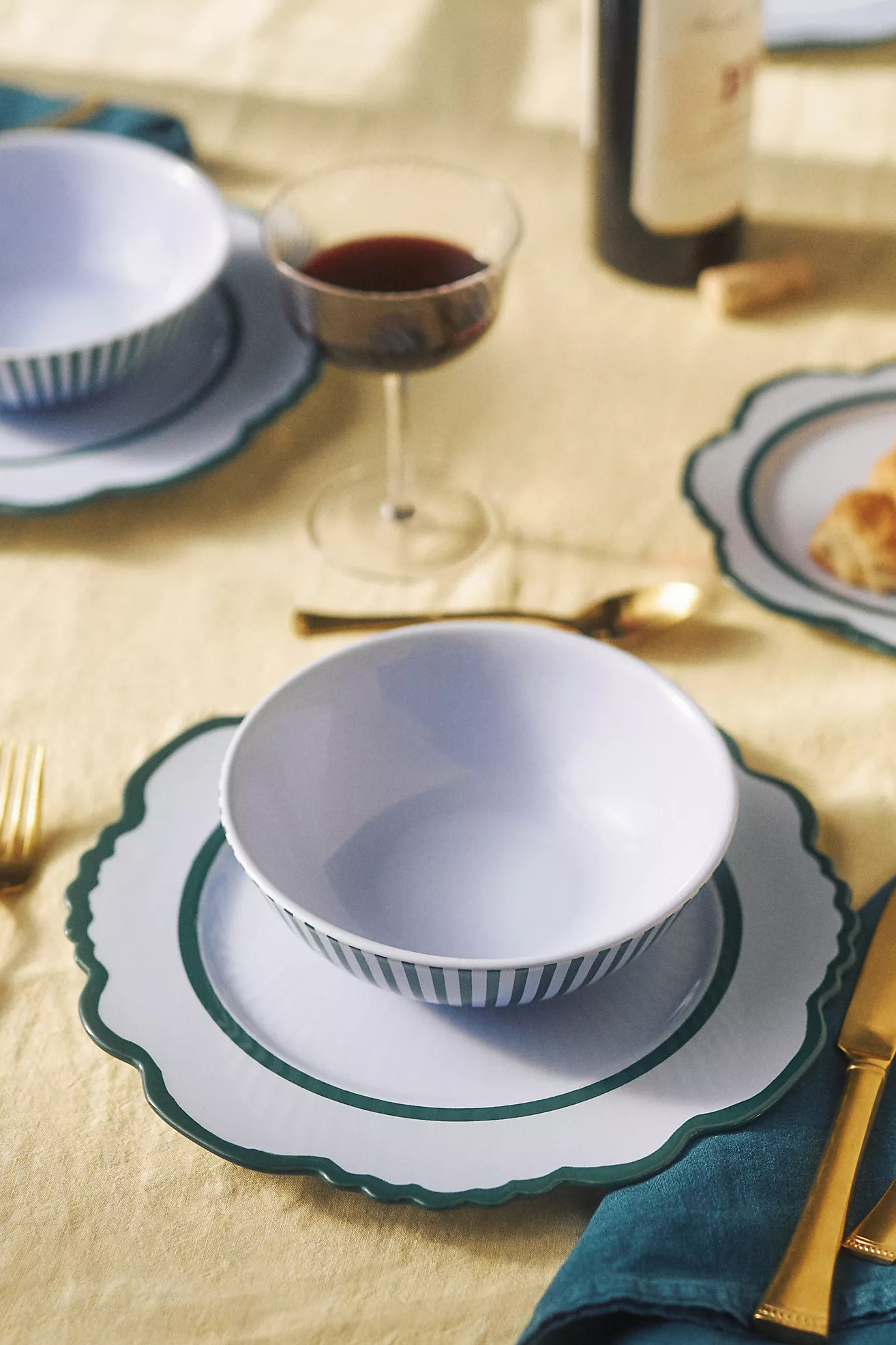 Lyla Stoneware, Set of 4, Dinner Plates | Anthropologie (US)