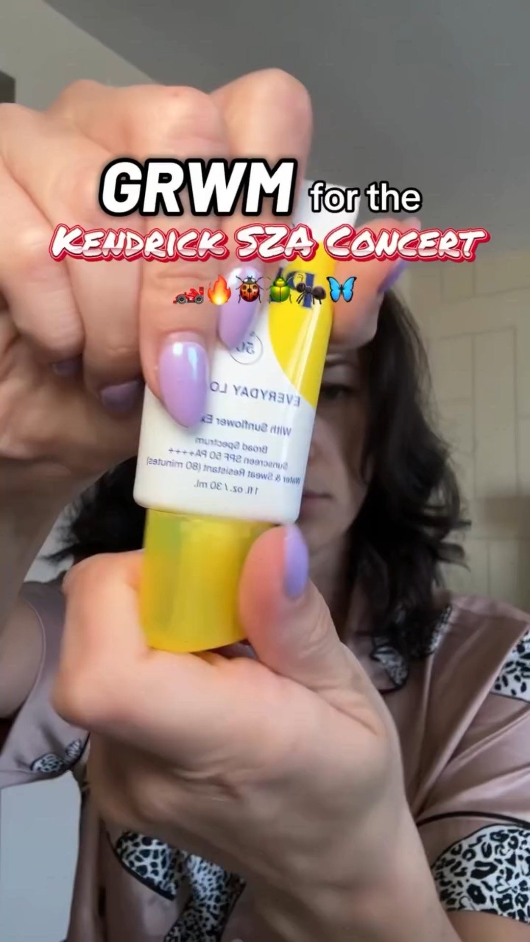 GRWM GNX TOUR LAS VEGAS 🏎️🔥🐞🪲🐜🦋 #lasvegas #kendricklamar #sza #gnxtour2025 #grandnationaltour2025 #allegiantstadium #CapCut