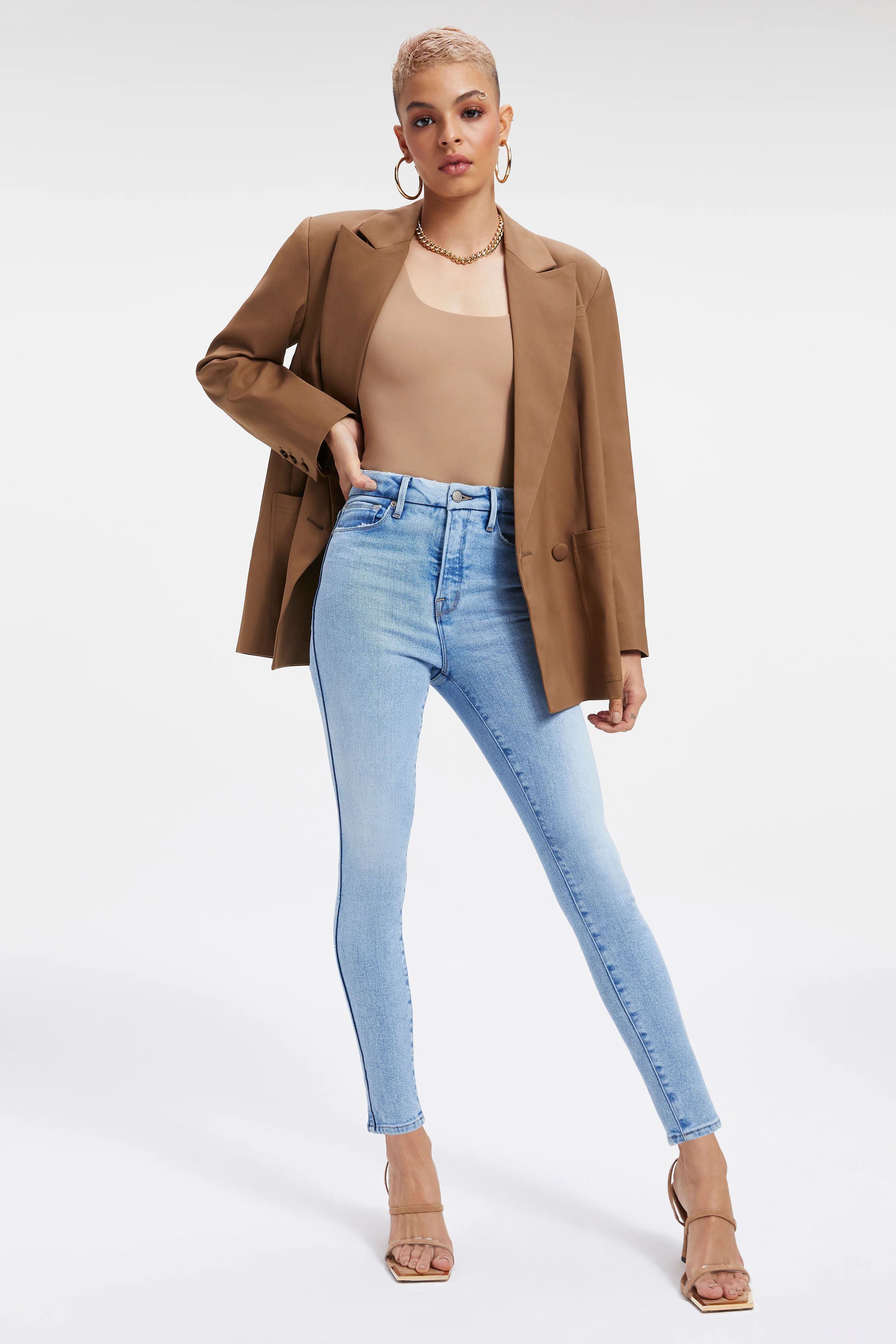 GOOD LEGS CROP JEANS | Good American