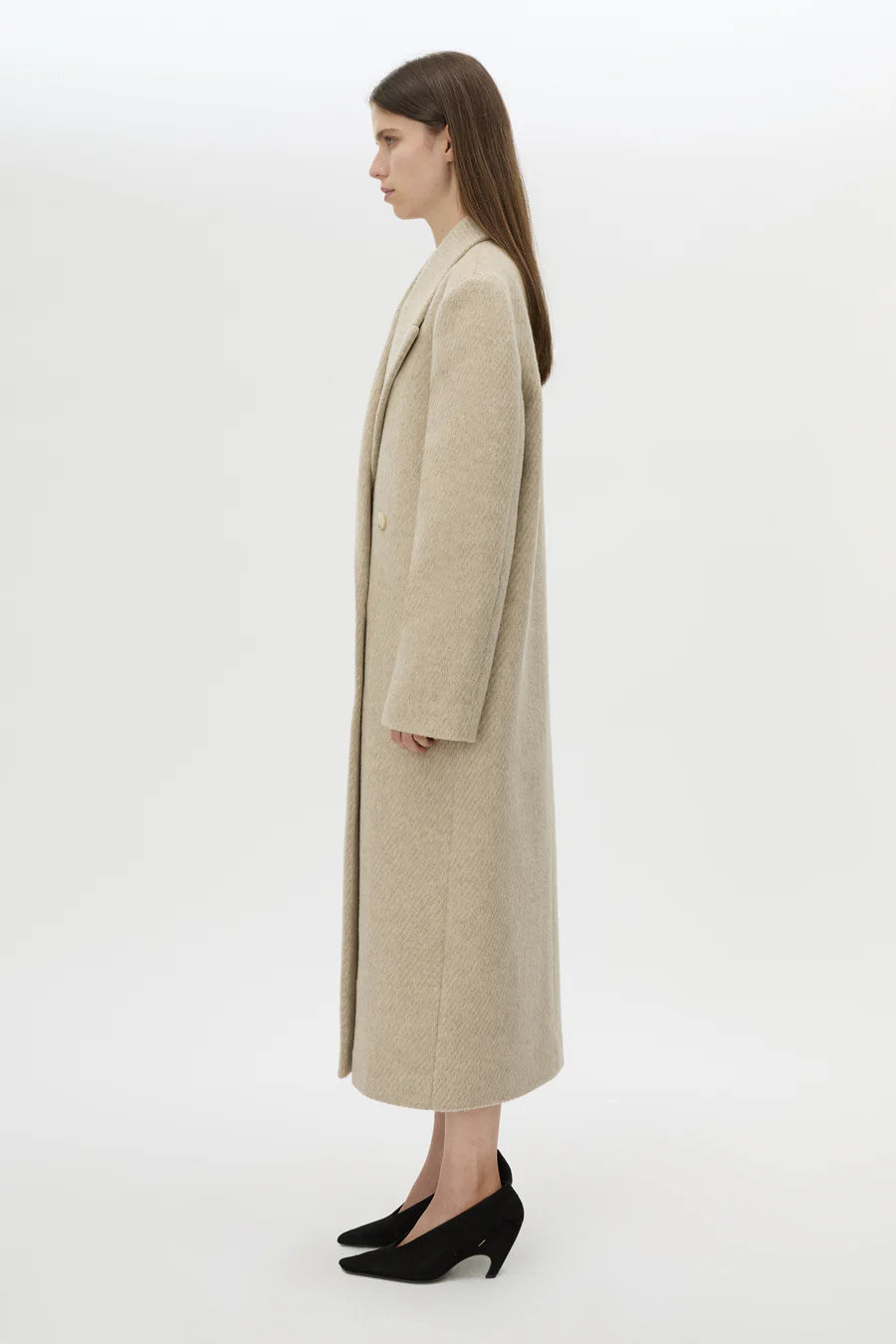Ciro Coat With Scarf in Black - CAMILLA AND MARC® C&M | CAMILLA AND MARC (ANZ)